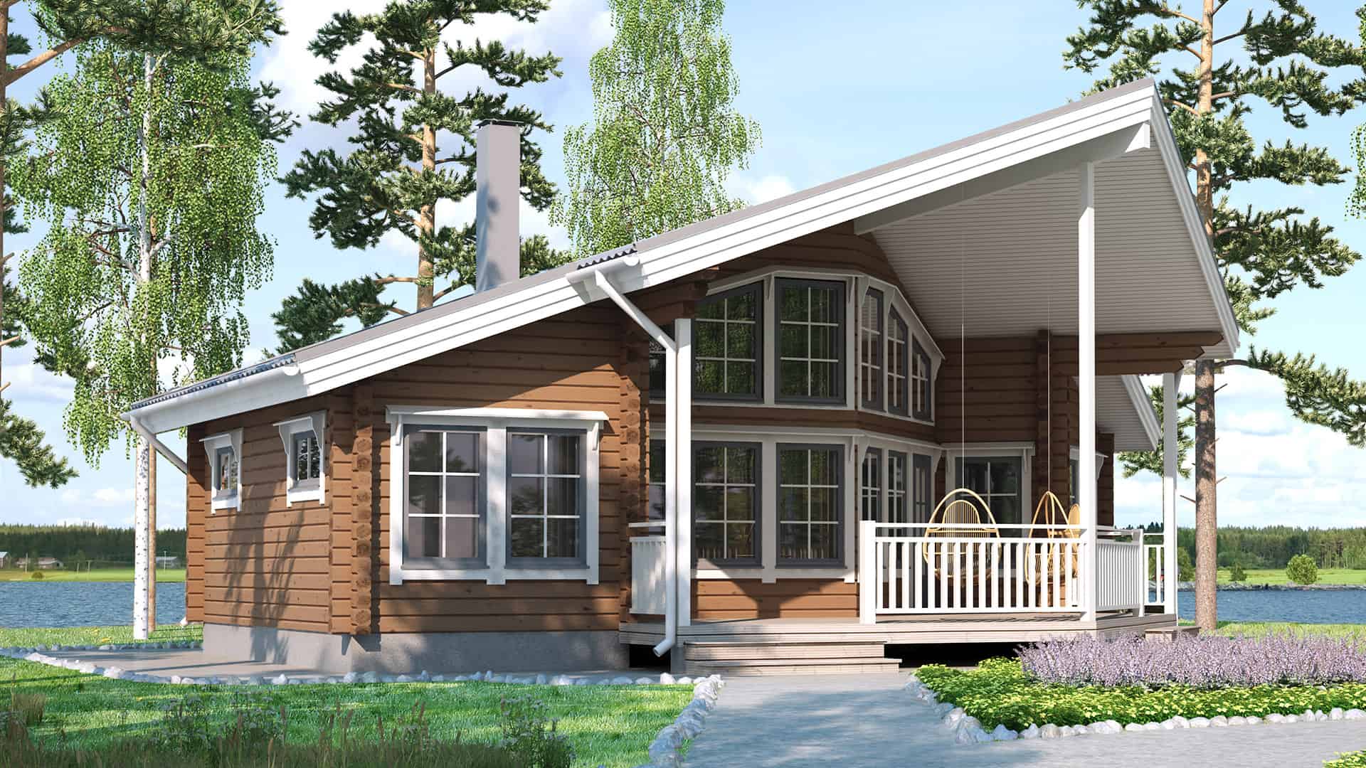 Дом из бруса 13×6 м Дом из бруса 13×6 м