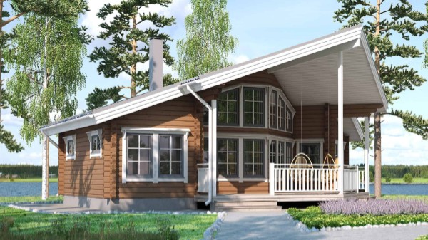 Дом из бруса 11 на 6 м